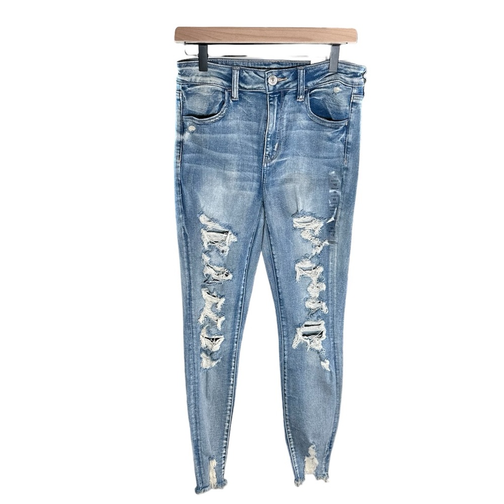 NWT American Eagle High Rise Next Level Stretch Jeggings SZ 10